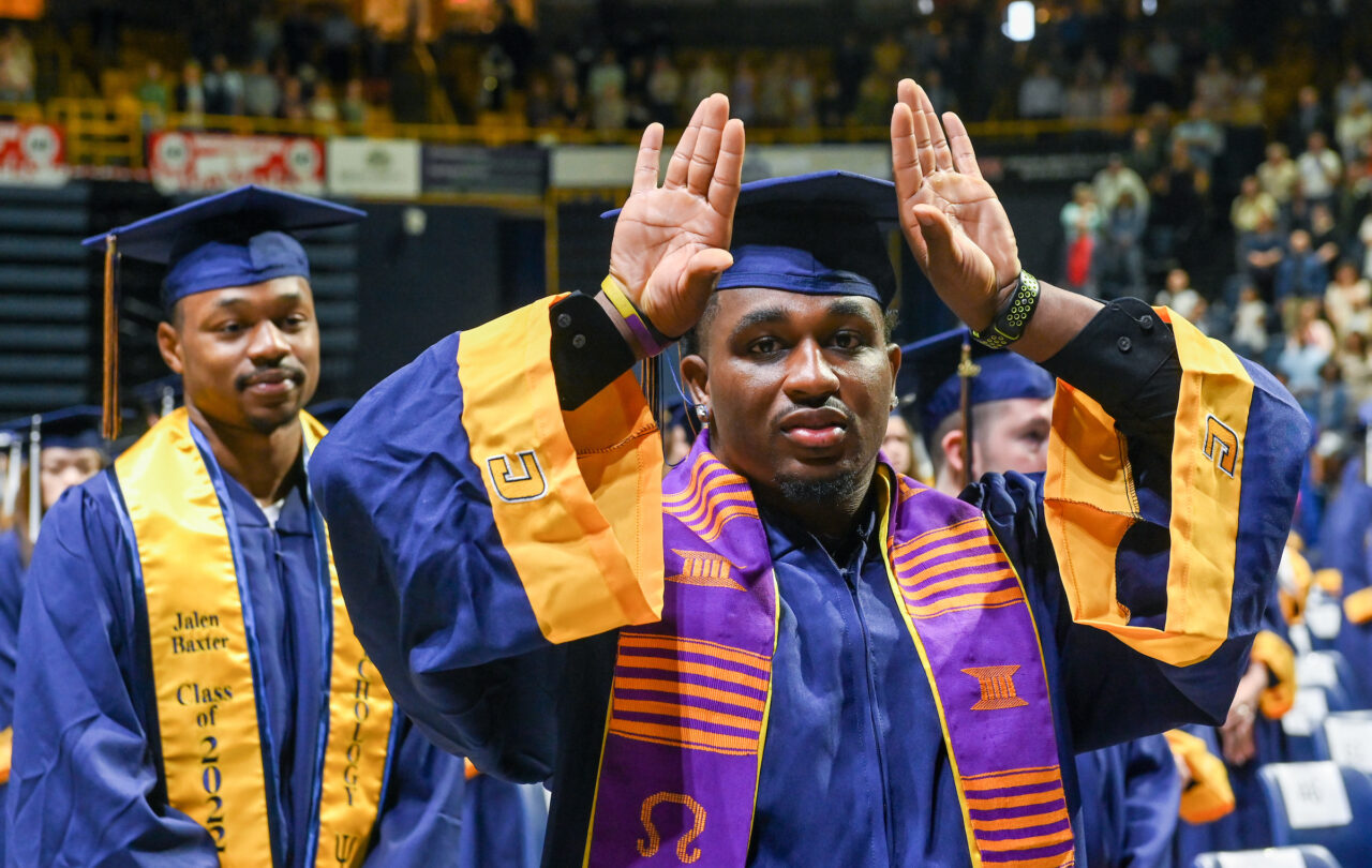 Undergrad graduation, ceremony 1 of 4, Friday, May 6, 2022 in McKenzie Arena.