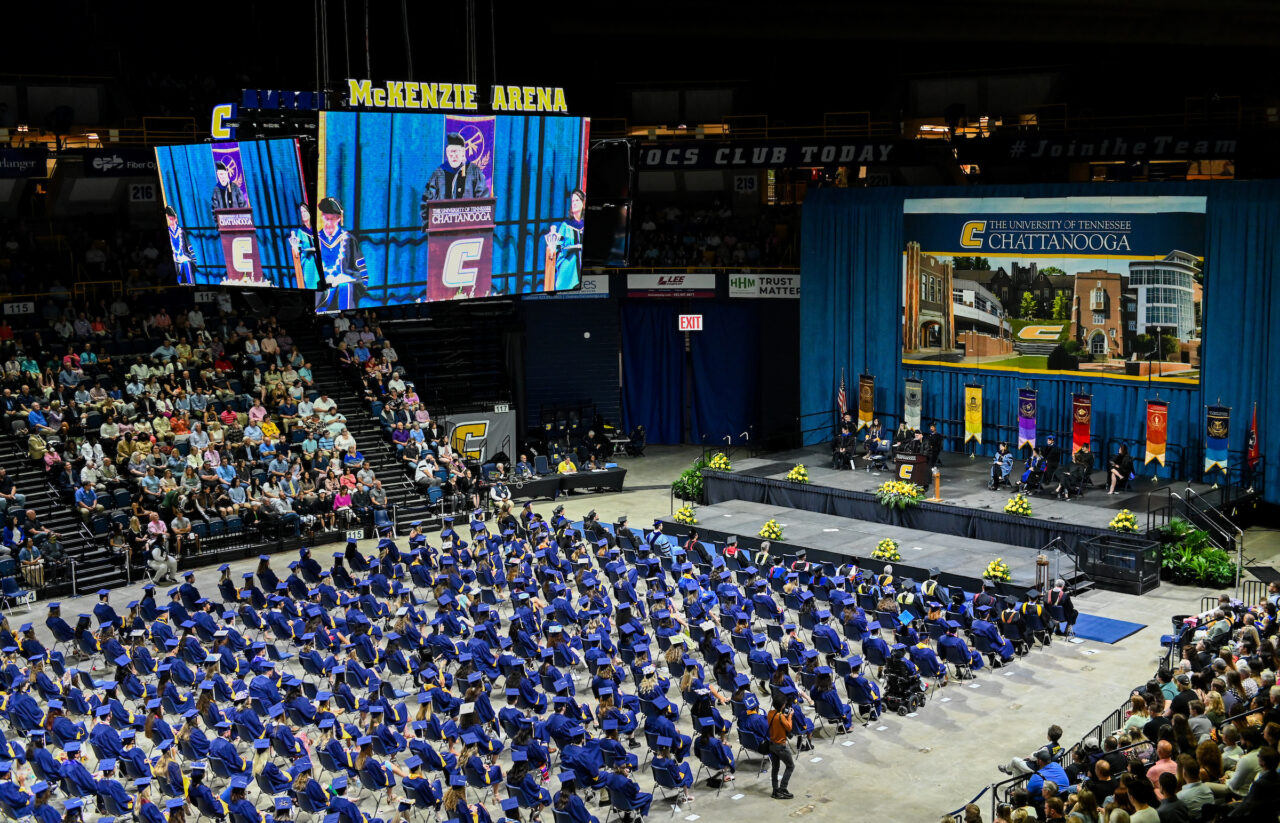 Undergrad graduation, ceremony 1 of 4, Friday, May 6, 2022 in McKenzie Arena.