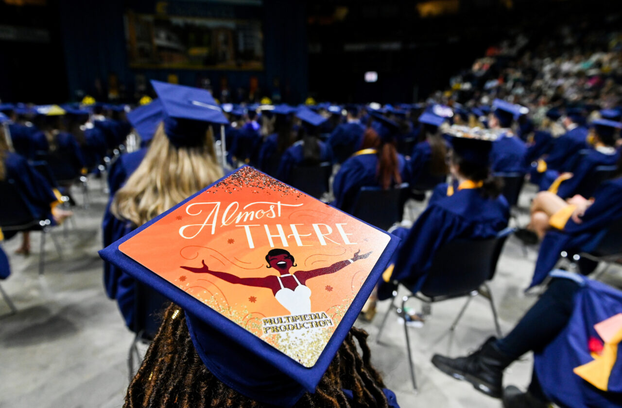 Undergrad graduation, ceremony 1 of 4, Friday, May 6, 2022 in McKenzie Arena.