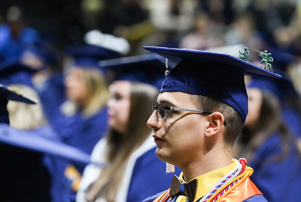 Undergrad graduation, ceremony 1 of 4, Friday, May 6, 2022 in McKenzie Arena.