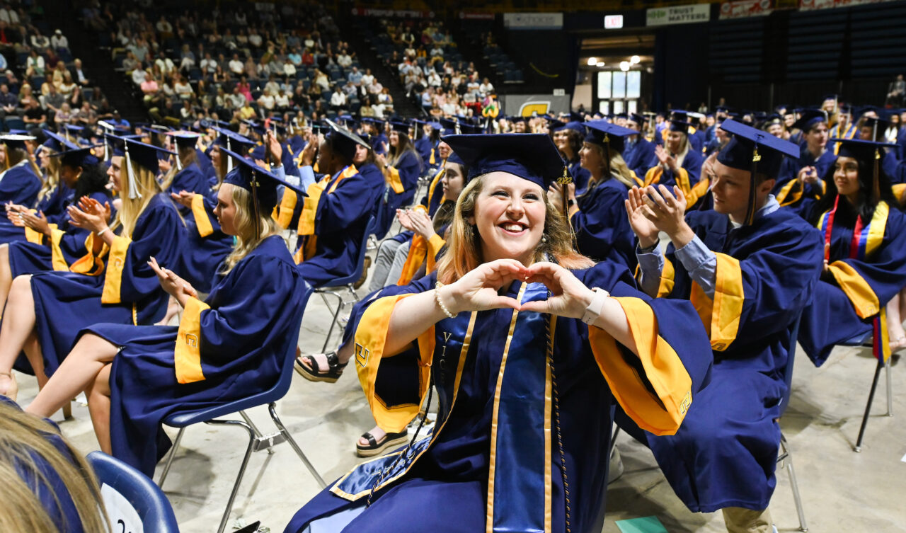 Undergrad graduation, ceremony 1 of 4, Friday, May 6, 2022 in McKenzie Arena.