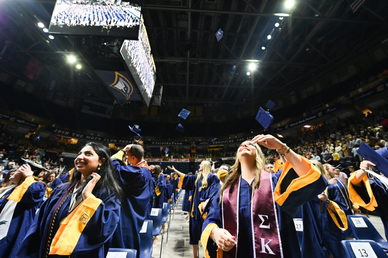 Undergrad graduation, ceremony 1 of 4, Friday, May 6, 2022 in McKenzie Arena.