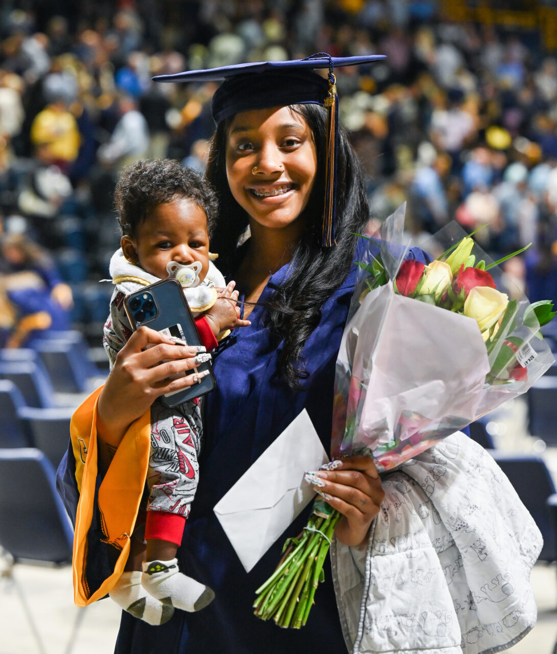 Undergrad graduation, ceremony 1 of 4, Friday, May 6, 2022 in McKenzie Arena.