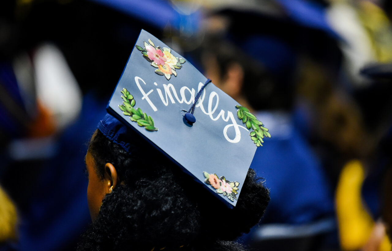 Undergrad graduation, ceremony 1 of 4, Friday, May 6, 2022 in McKenzie Arena.