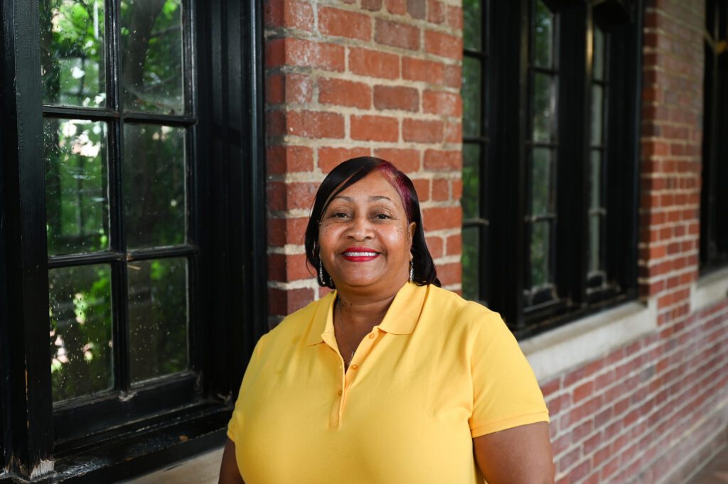 UTC senior custodian Carla Mason is the recipient of the UT President’s Award in the “Excel In All We Do” category. Photo by Angela Foster.