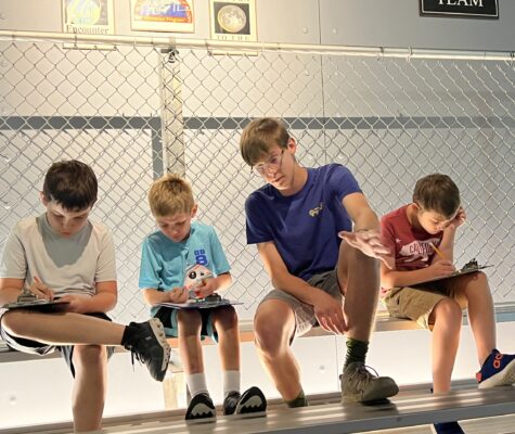 As part of Governor's School, prospective future teachers teach camp students