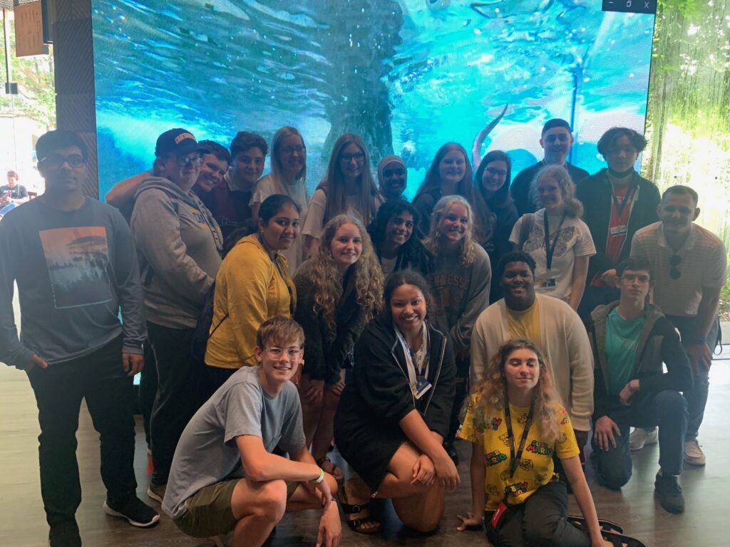 Governor's School for Prospective Teachers is designed to encourage Tennessee's brightest students to consider teaching as their profession. During their time in Chattanooga, the rising 11th- and 12th-grade students’ activities included a visit to the Tennessee Aquarium.