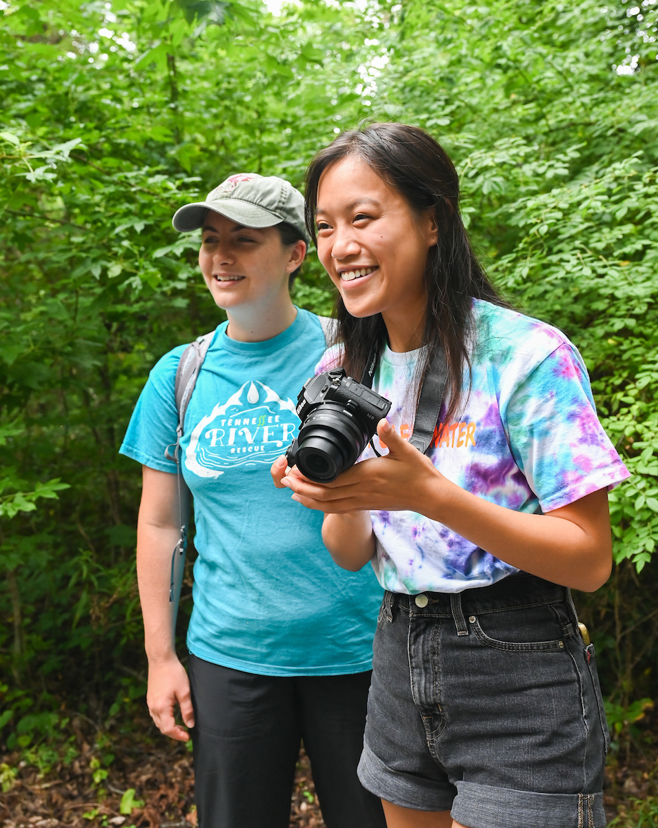 UTC students Kristen Woodall, left, and Serretta Malaikham.