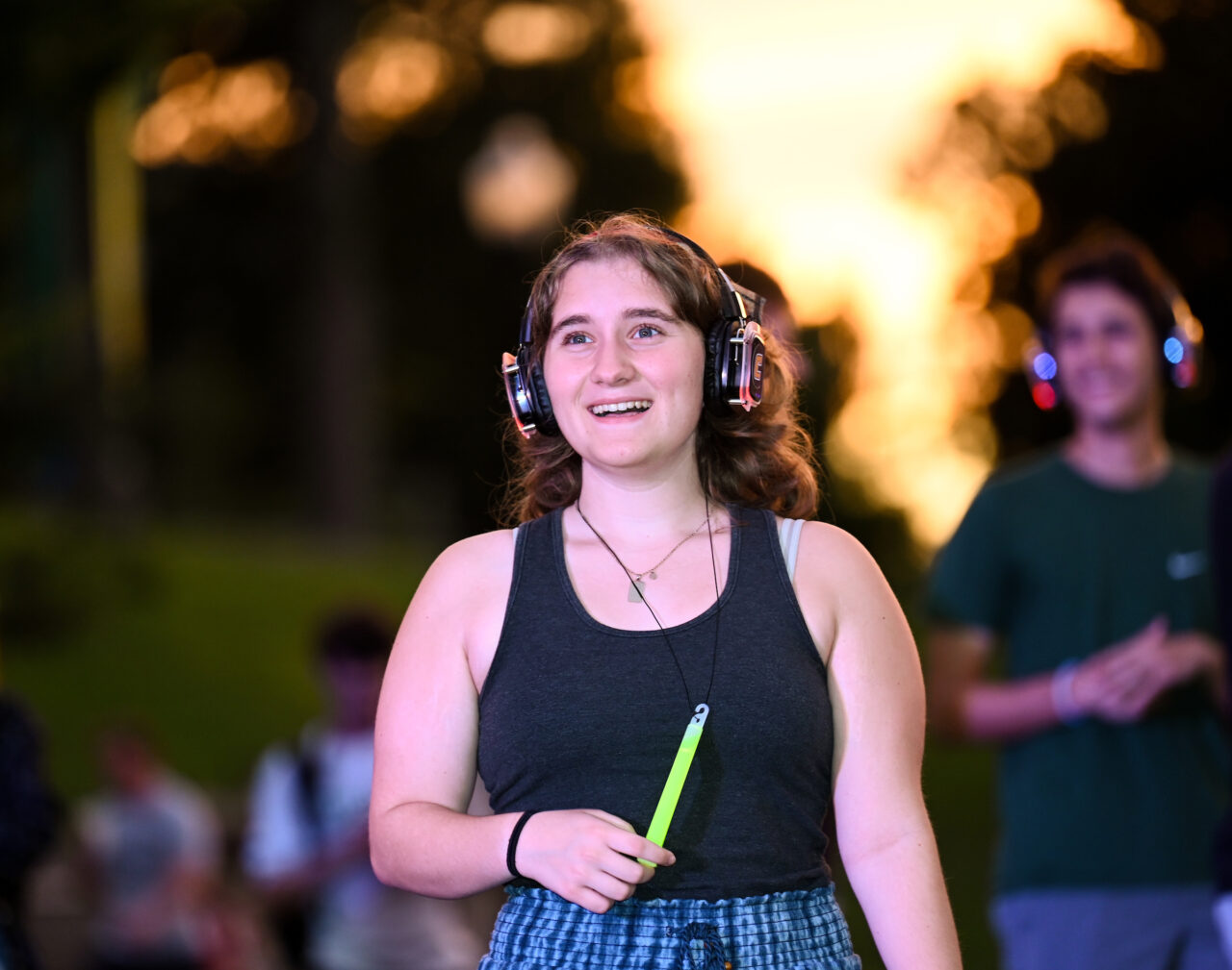 Headphone Disco, Tuesday, Aug. 23, 2022 on Chamberlain Field.