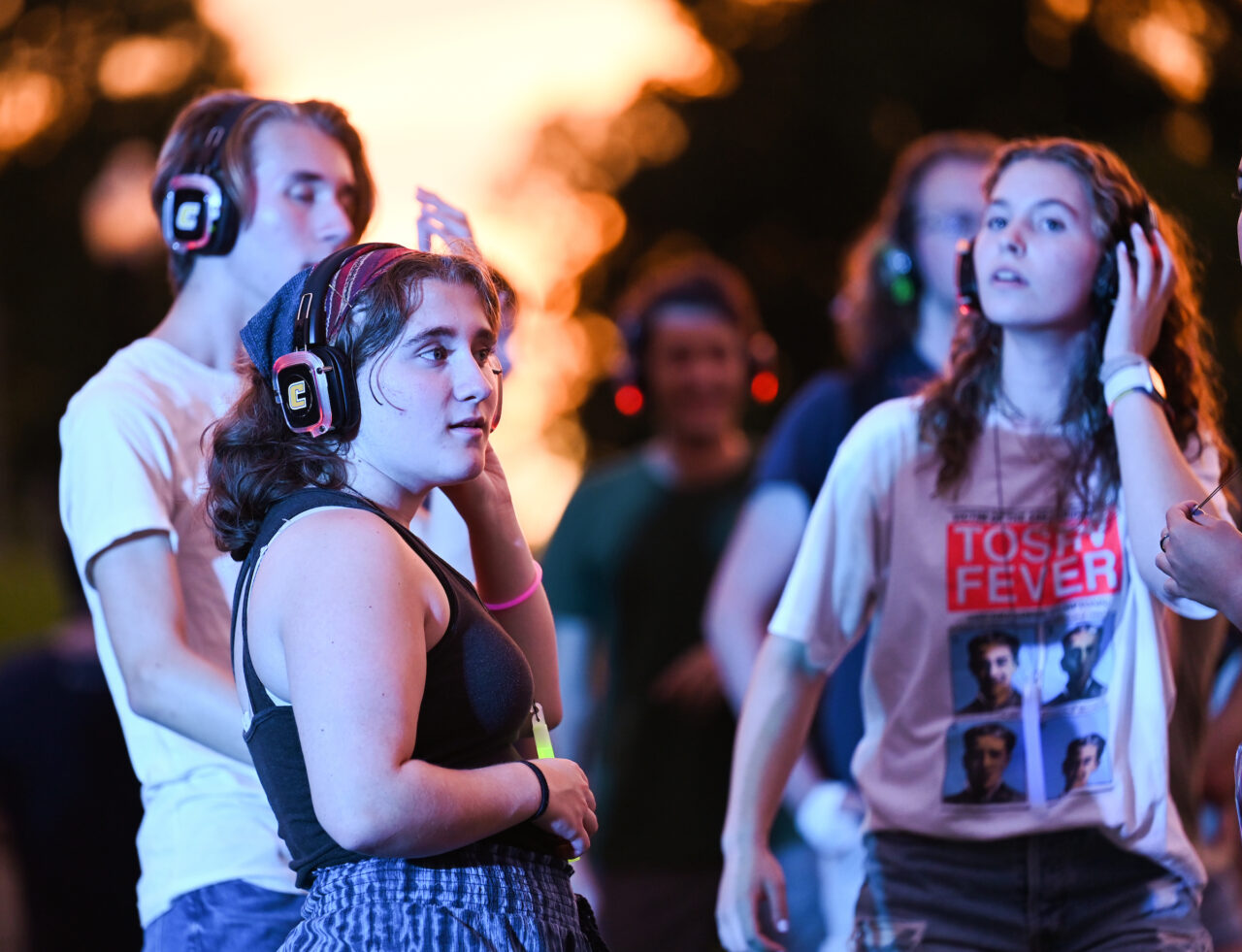 Headphone Disco, Tuesday, Aug. 23, 2022 on Chamberlain Field.
