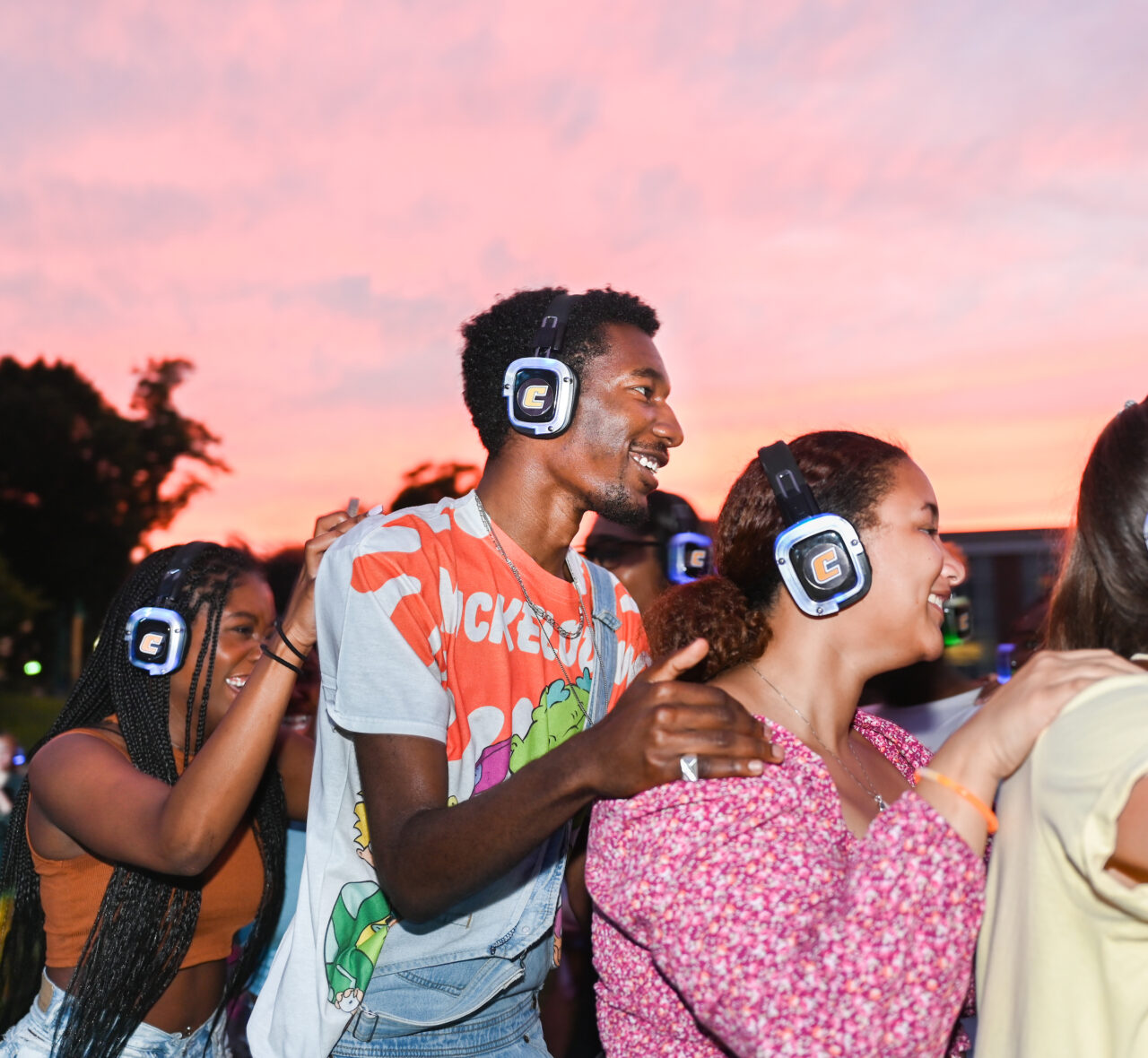 Headphone Disco, Tuesday, Aug. 23, 2022 on Chamberlain Field.