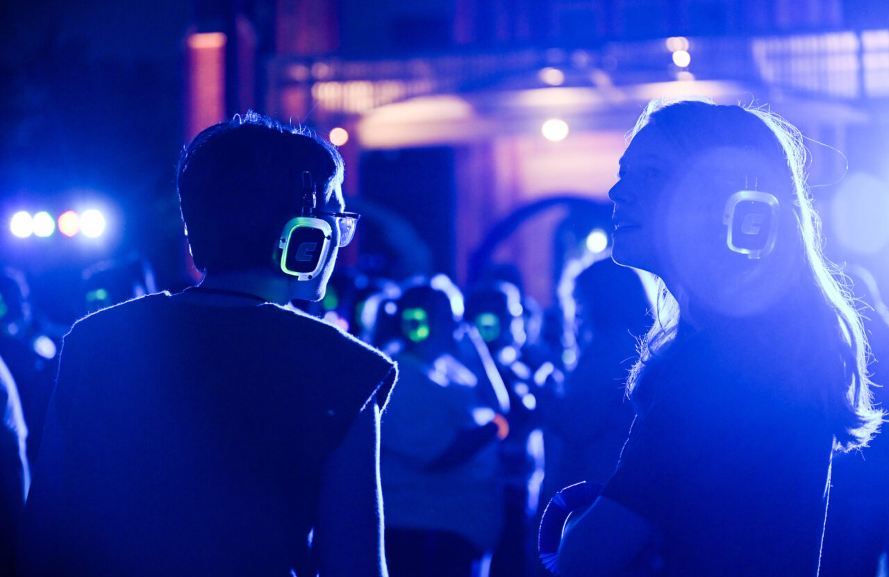 Headphone Disco, Tuesday, Aug. 23, 2022 on Chamberlain Field.