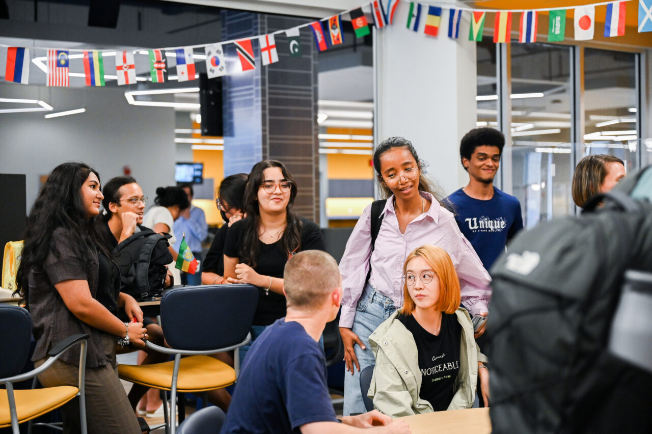 International Student Welcome, Tuesday, Aug. 23, 2022 in the Multicultural Center.