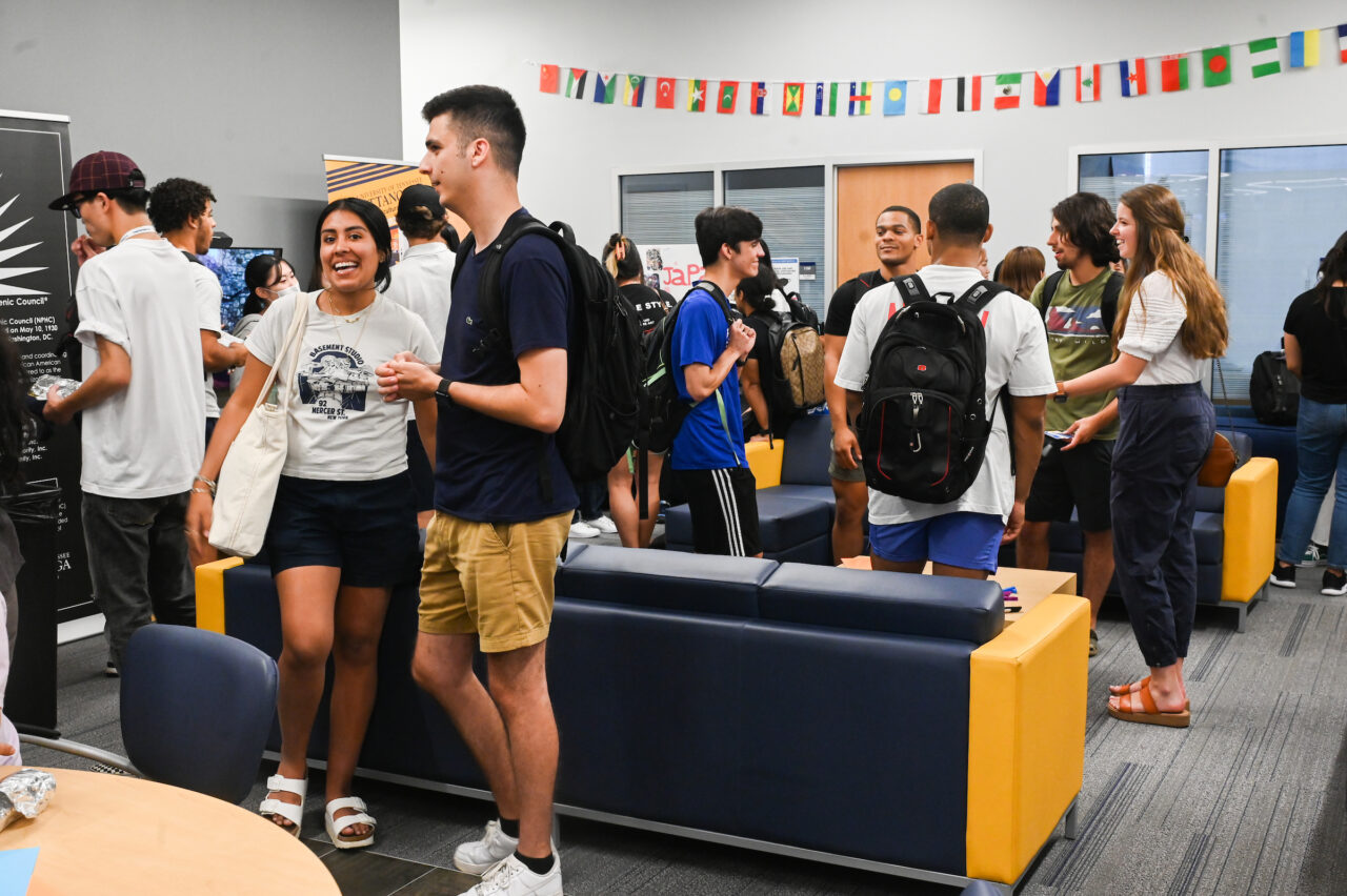 International Student Welcome, Tuesday, Aug. 23, 2022 in the Multicultural Center.