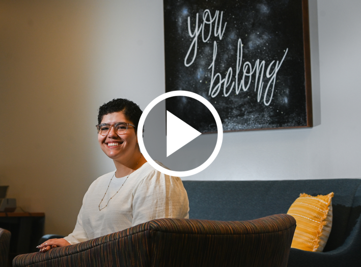 Katherine Crutchfield, who received a bachelor’s degree in psychology from UTC in May, was interviewed for a recent Innovations in Teaching video.