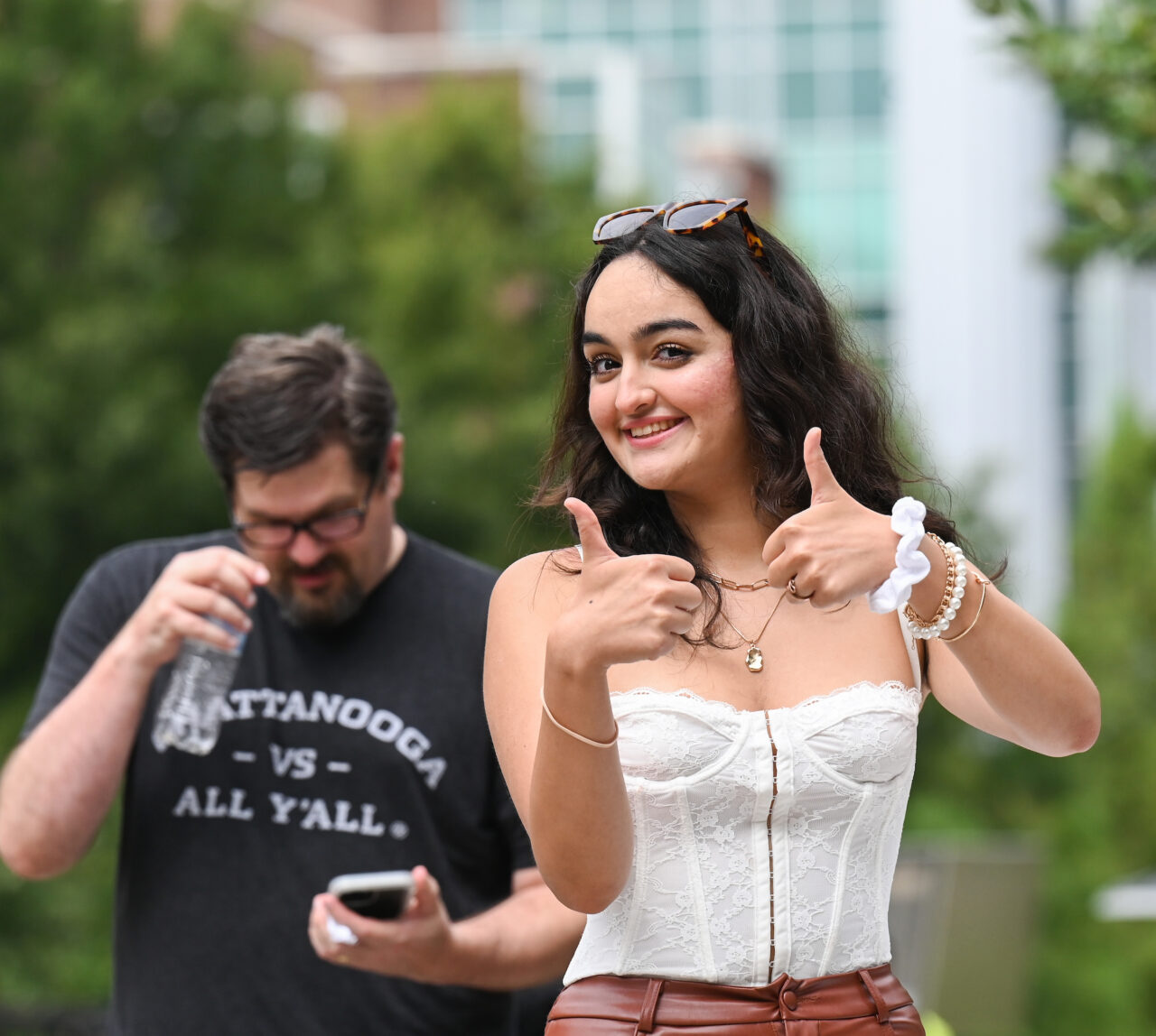 SGA pie in the face, Thursday, Aug. 25, 2022 in Heritage Plaza