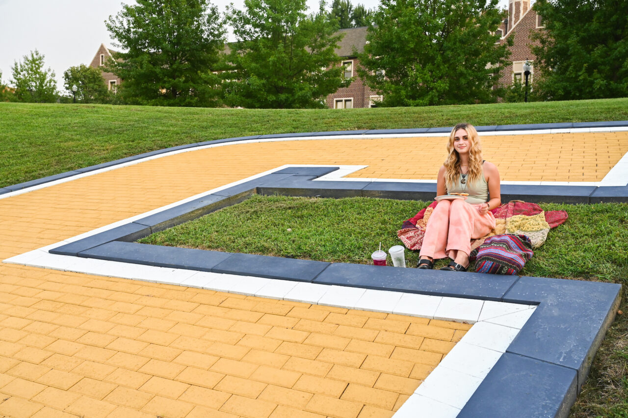 Students outdoors, Tuesday, Aug. 23, 2022