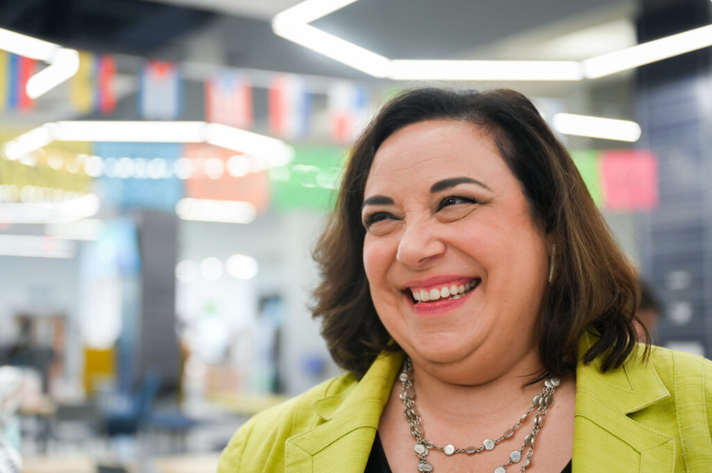 Niky Tejero at the Hispanic Heritage Month kickoff event