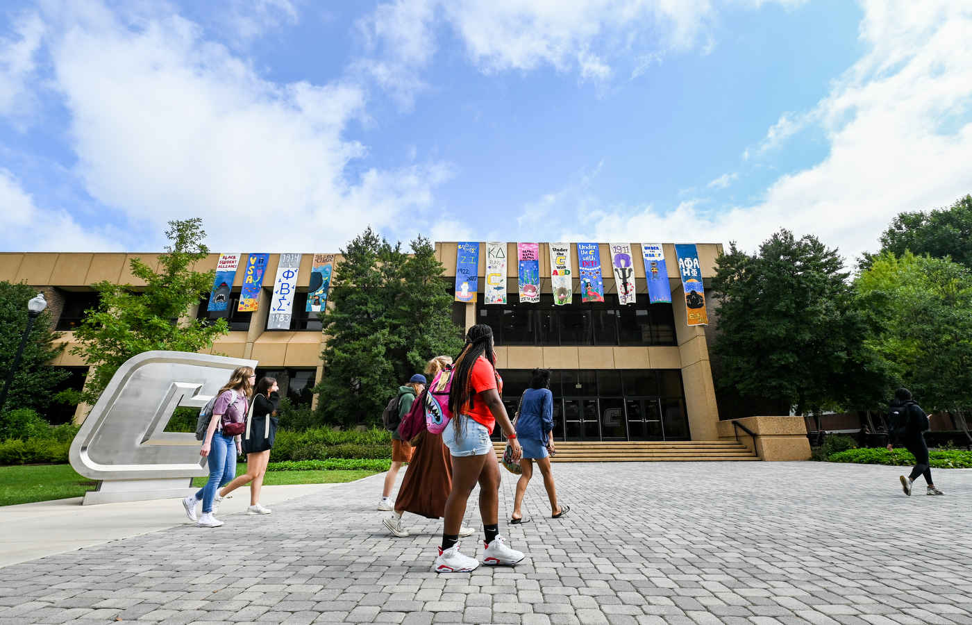 Homecoming banners, Monday, Sept. 13, 2022