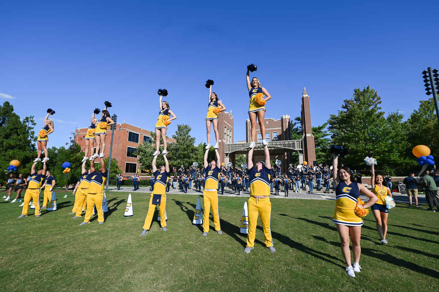 Homecoming pep rally Monday, Sept. 12, 2022 on Chamberlain Field.