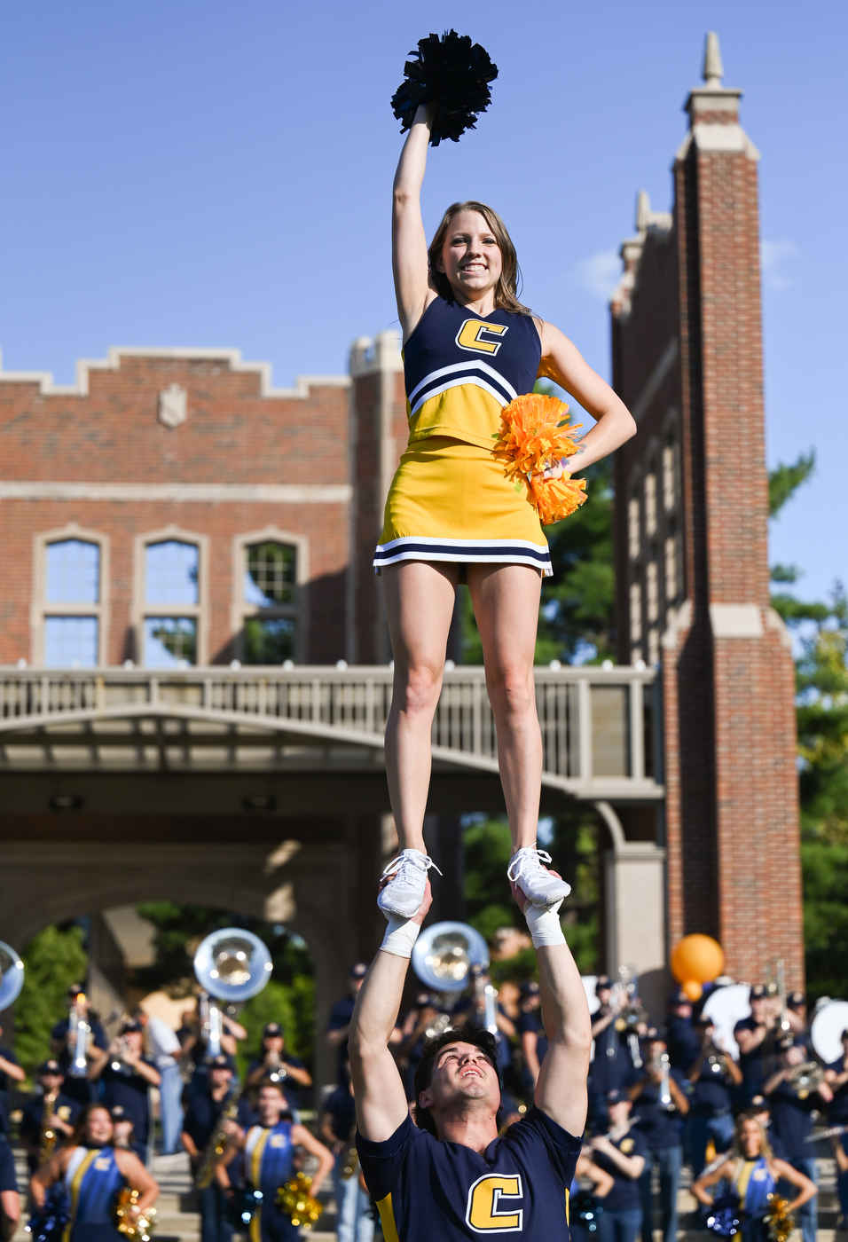 Homecoming pep rally Monday, Sept. 12, 2022 on Chamberlain Field.