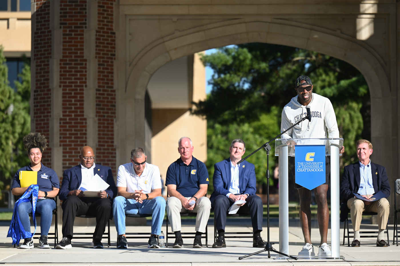 Homecoming pep rally Monday, Sept. 12, 2022 on Chamberlain Field.