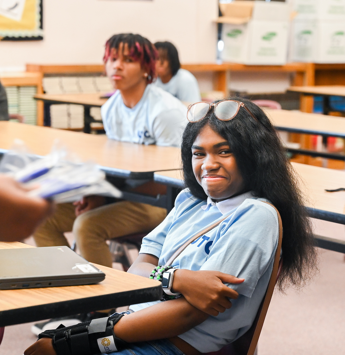 Tyner students participate in the UTC Institute of Teaching and Learning.