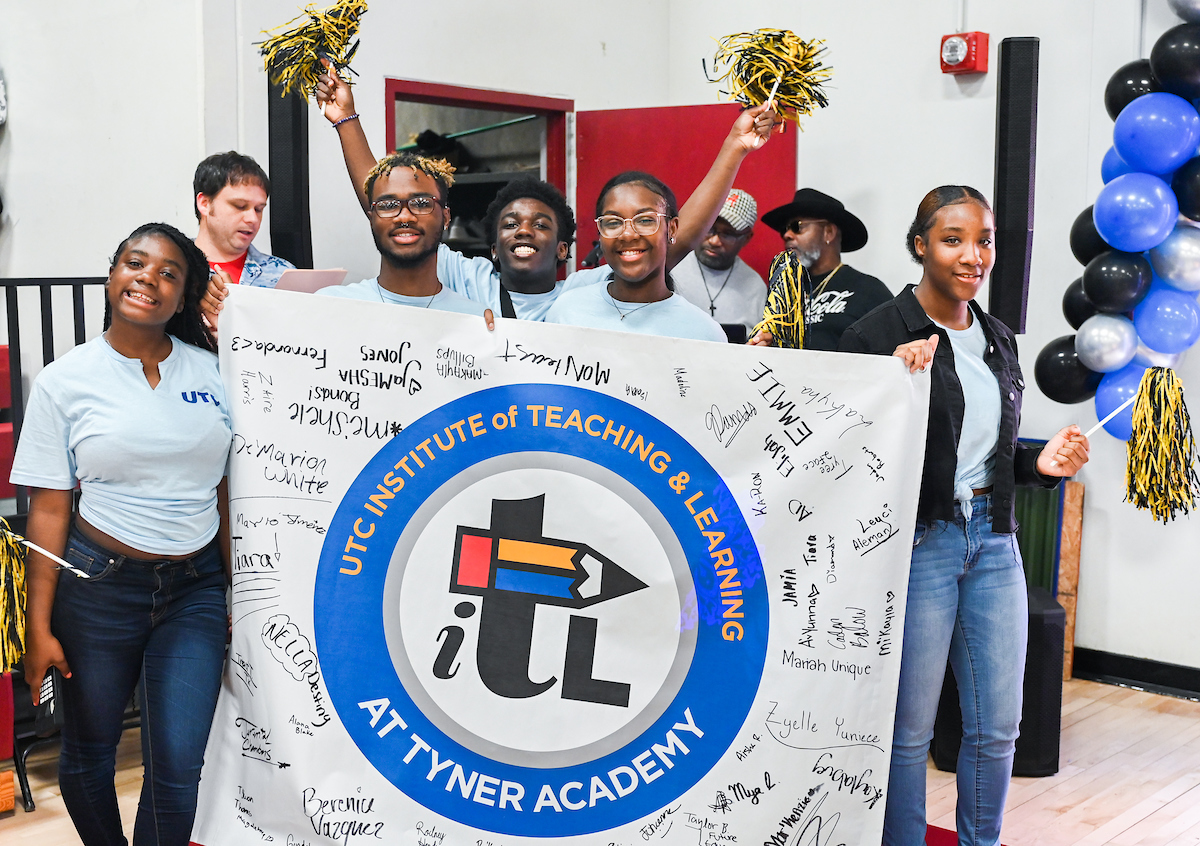 Tyner Academy students work as ambassadors for the UTC Institute of Teaching and Learning.