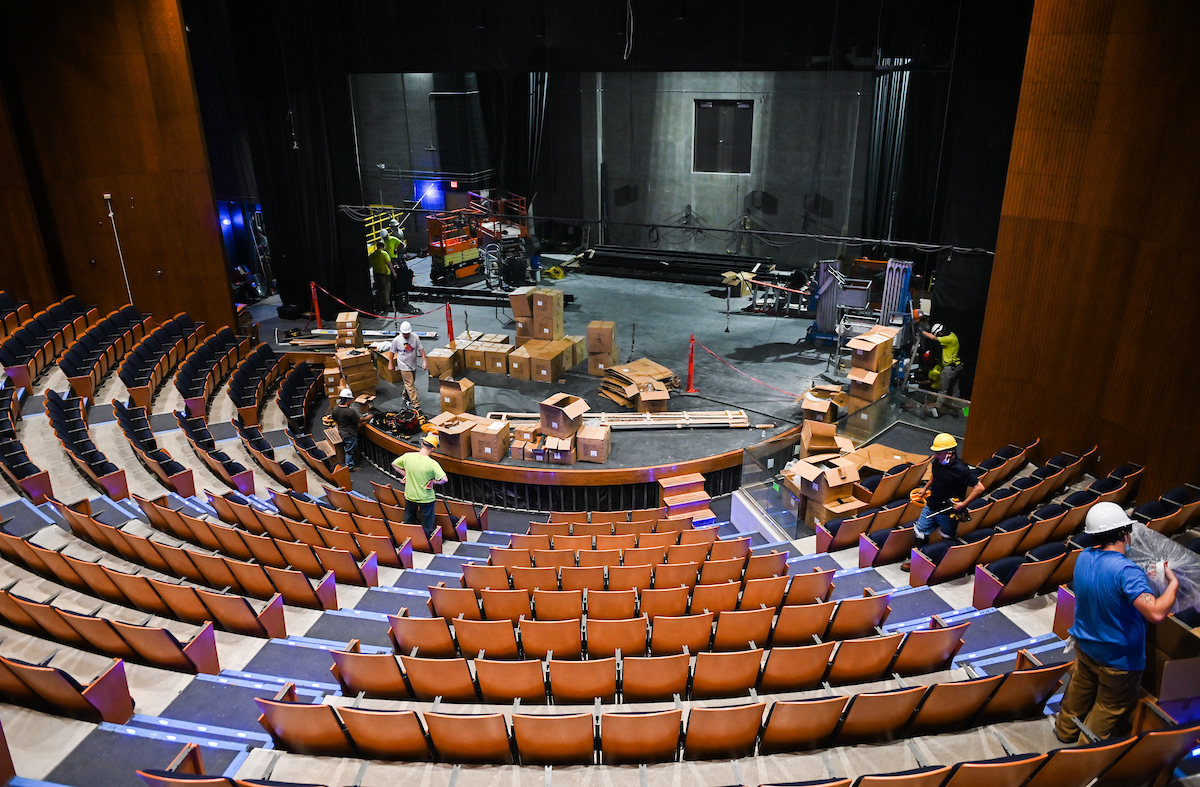 In 2020, renovation work takes place in the Roland Hayes Concert Hall.