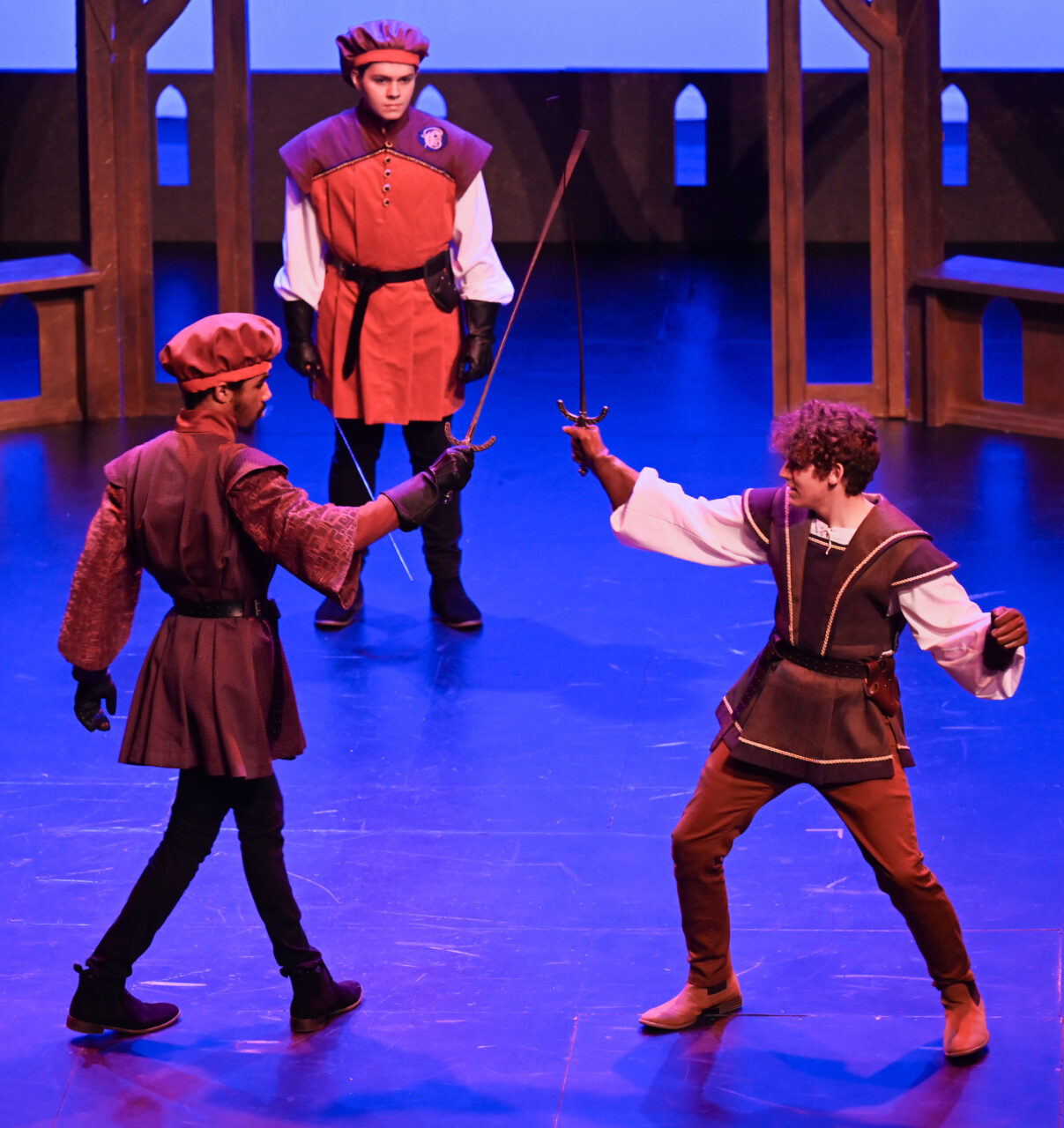 Romeo and Juliet rehearsal, Monday, Nov. 14, 2022 in the Ward Theatre.