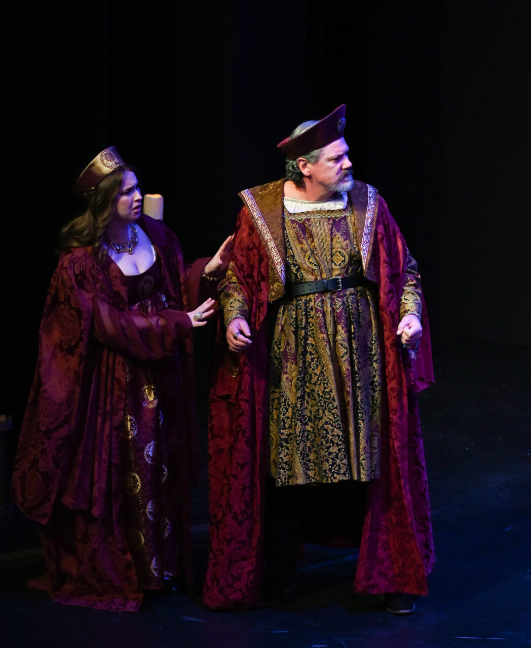 Romeo and Juliet rehearsal, Monday, Nov. 14, 2022 in the Ward Theatre.