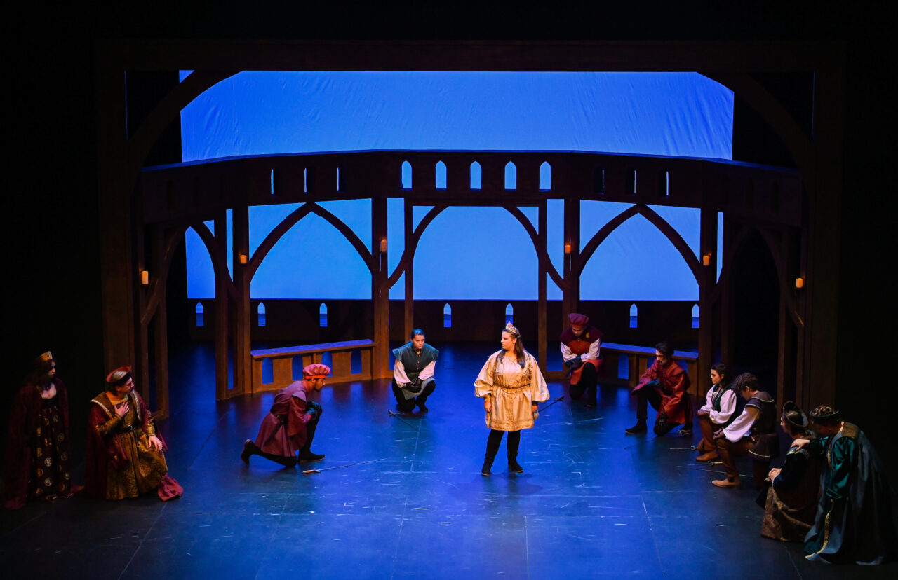Romeo and Juliet rehearsal, Monday, Nov. 14, 2022 in the Ward Theatre.