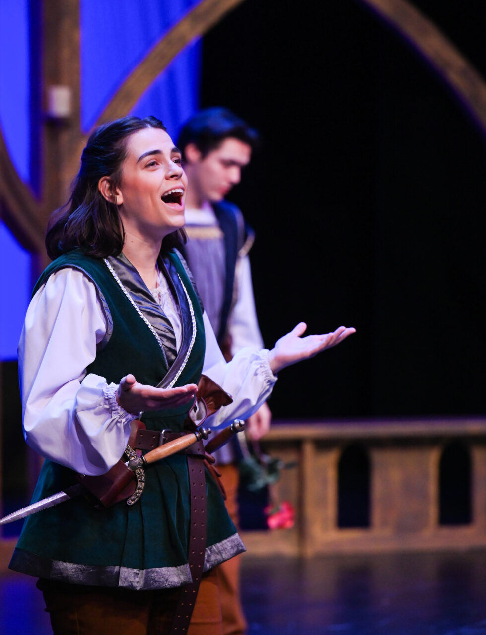 Romeo and Juliet rehearsal, Monday, Nov. 14, 2022 in the Ward Theatre.