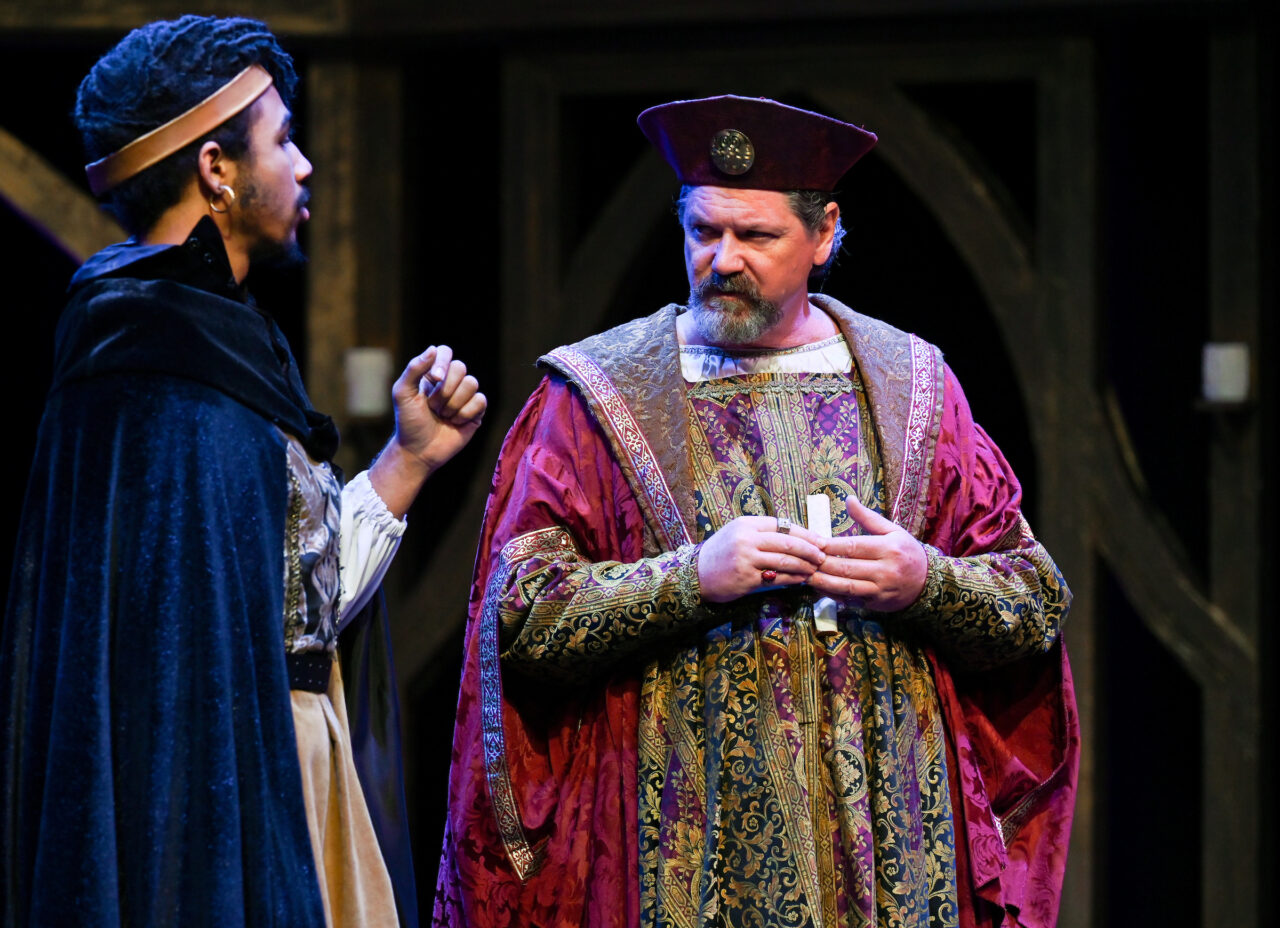 Romeo and Juliet rehearsal, Monday, Nov. 14, 2022 in the Ward Theatre.