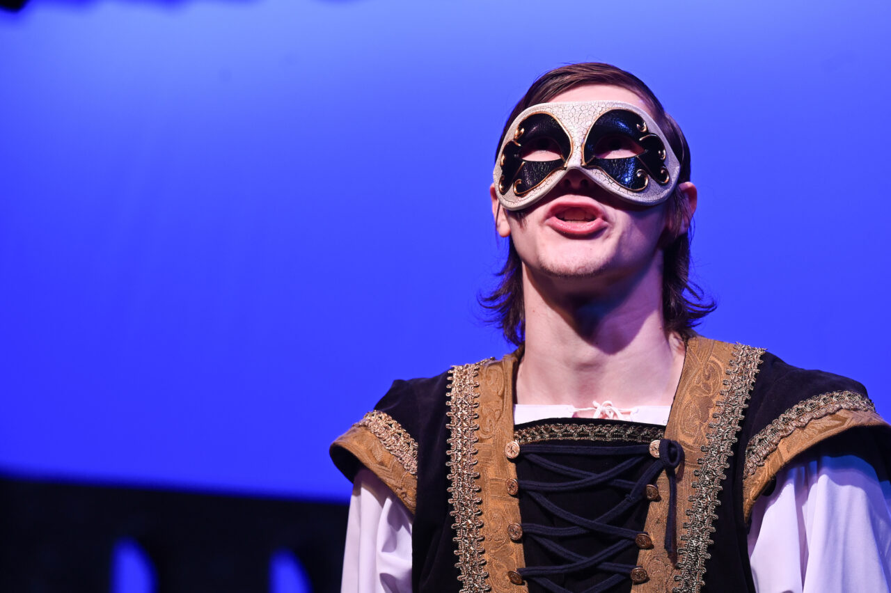 Romeo and Juliet rehearsal, Monday, Nov. 14, 2022 in the Ward Theatre.
