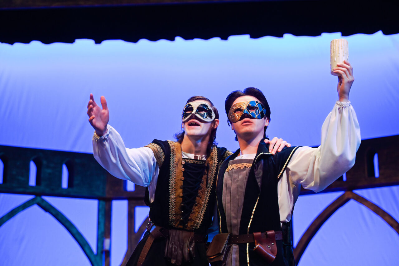 Romeo and Juliet rehearsal, Monday, Nov. 14, 2022 in the Ward Theatre.