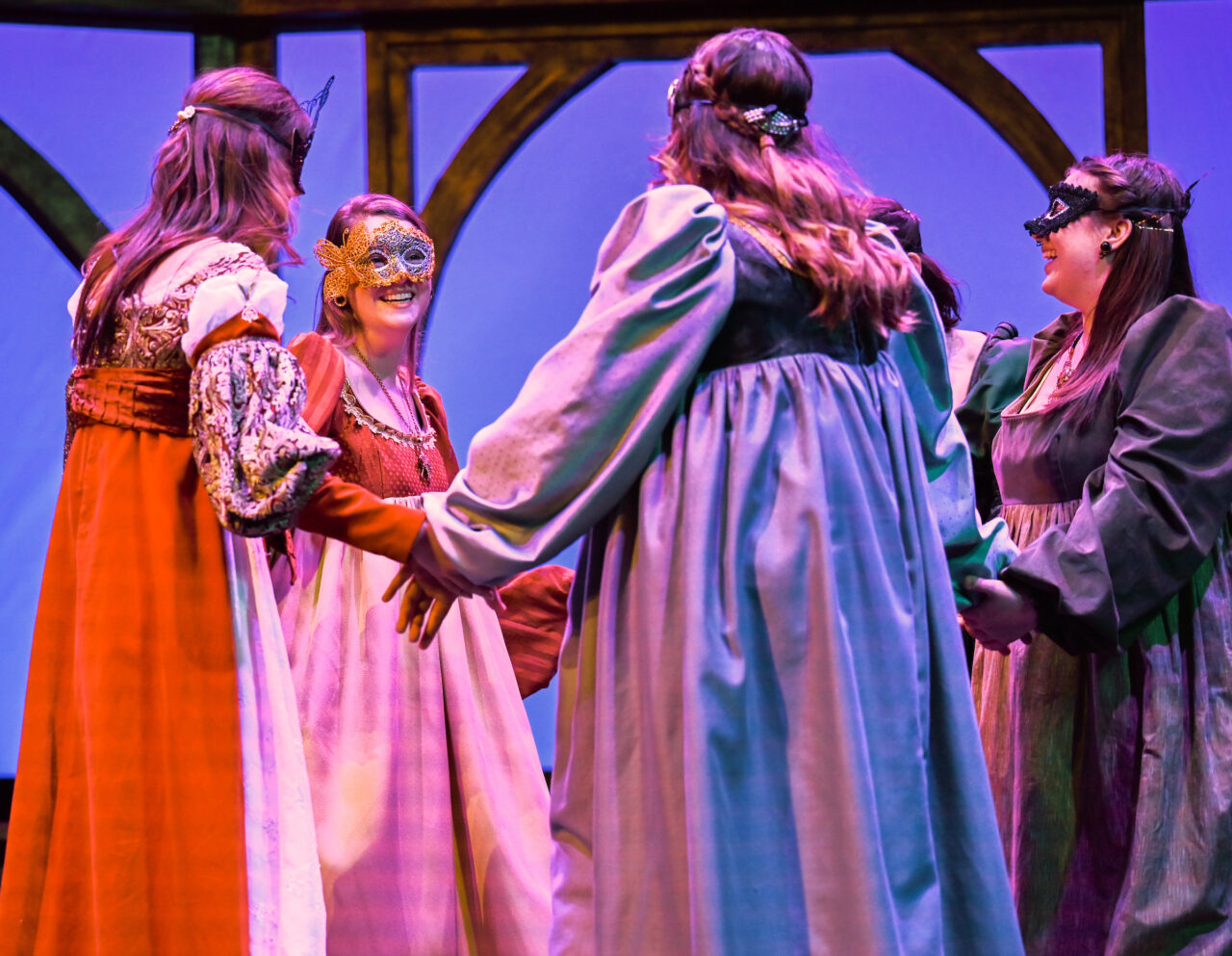 Romeo and Juliet rehearsal, Monday, Nov. 14, 2022 in the Ward Theatre.