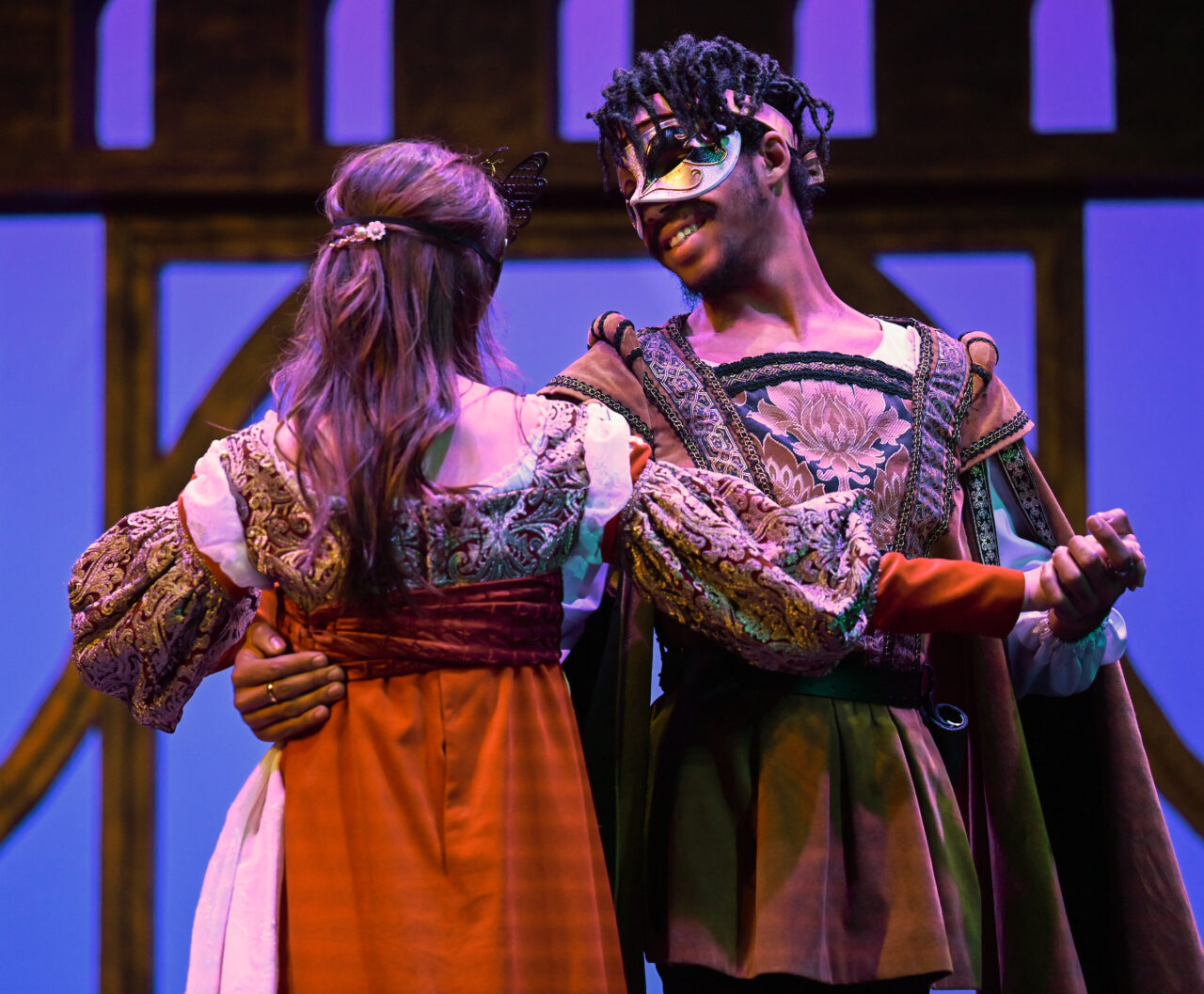 Romeo and Juliet rehearsal, Monday, Nov. 14, 2022 in the Ward Theatre.