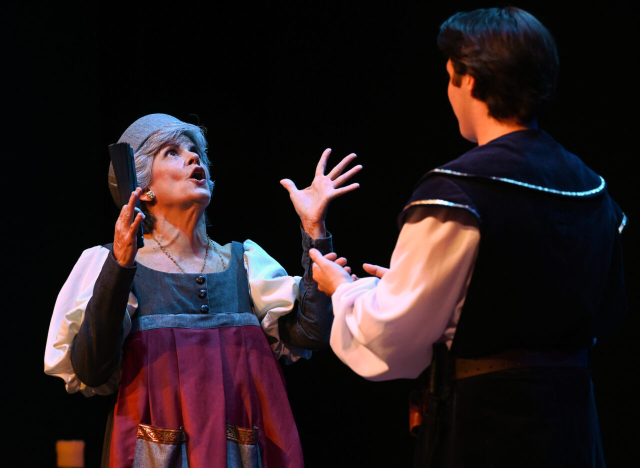 Romeo and Juliet rehearsal, Monday, Nov. 14, 2022 in the Ward Theatre.