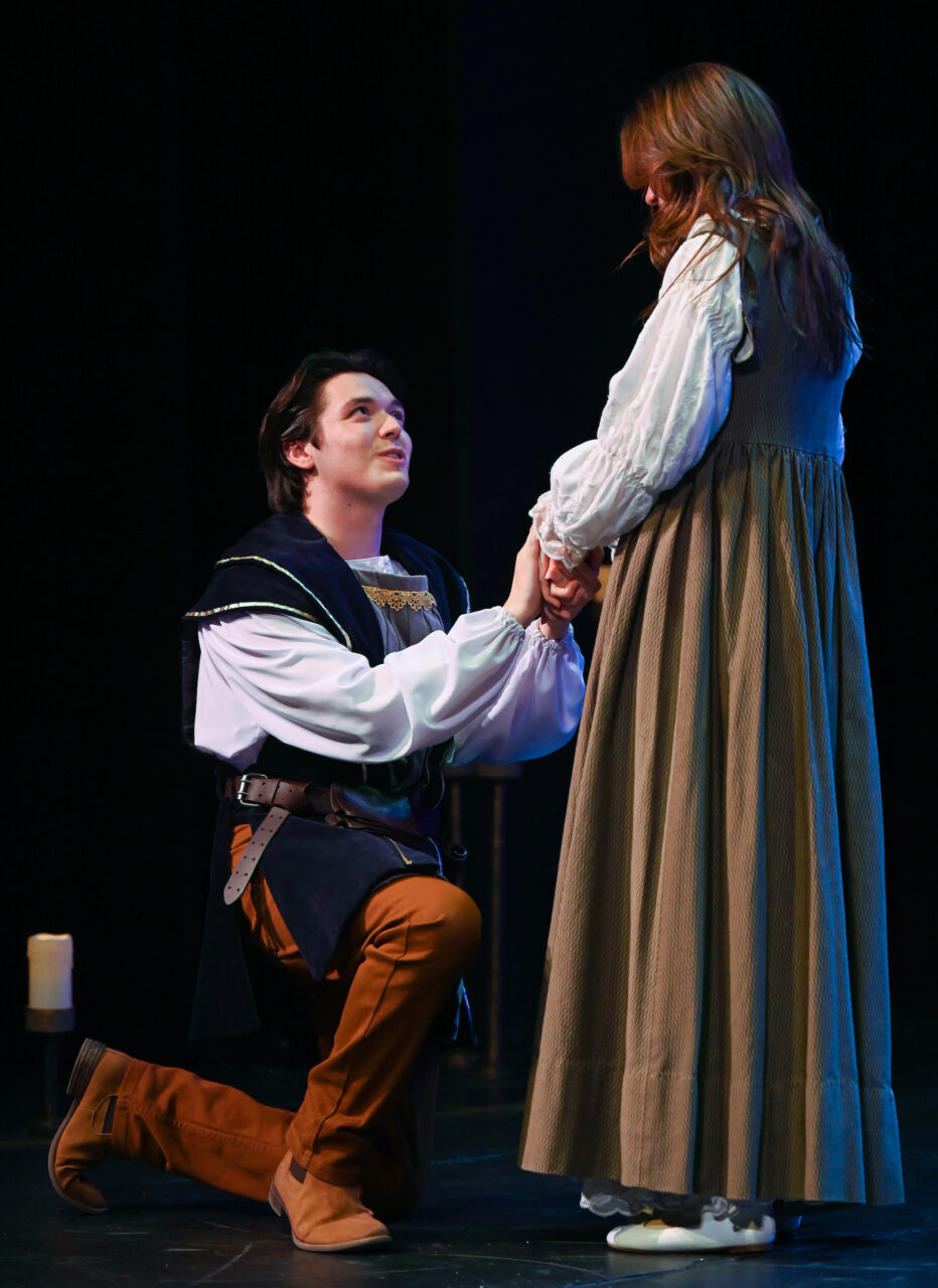 Romeo and Juliet rehearsal, Monday, Nov. 14, 2022 in the Ward Theatre.