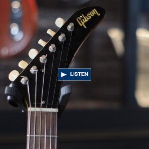 Gibson guitar. Photo credit: Songbirds Foundation.