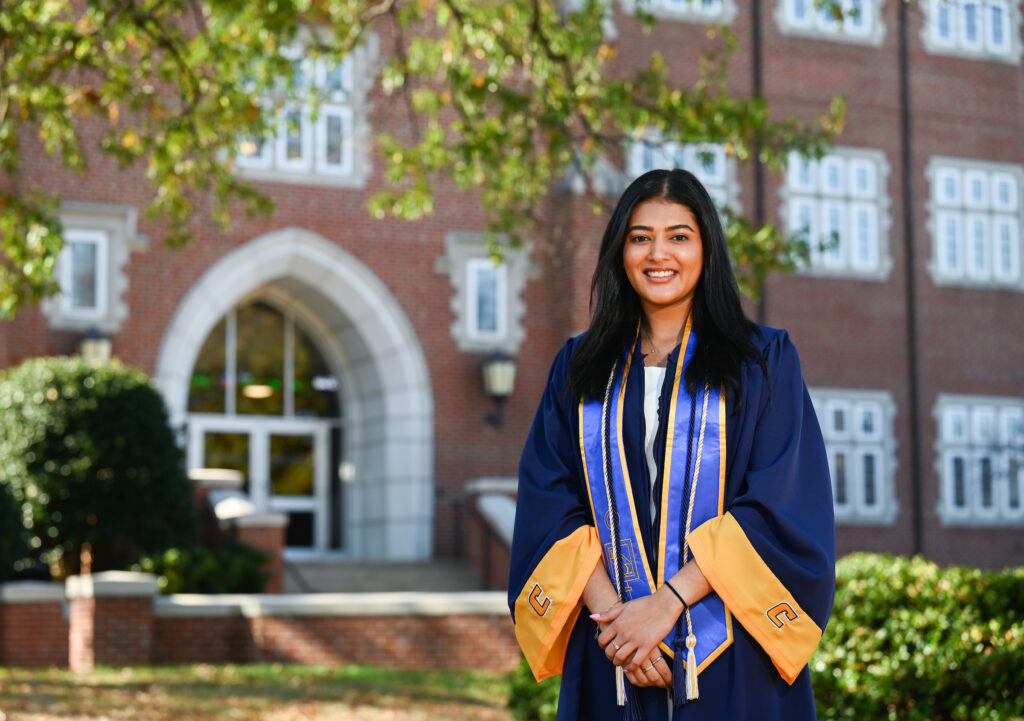 Anuja Patel will receive a degree in marketing during Dec. 17 commencement ceremonies. Photo by Angela Foster.