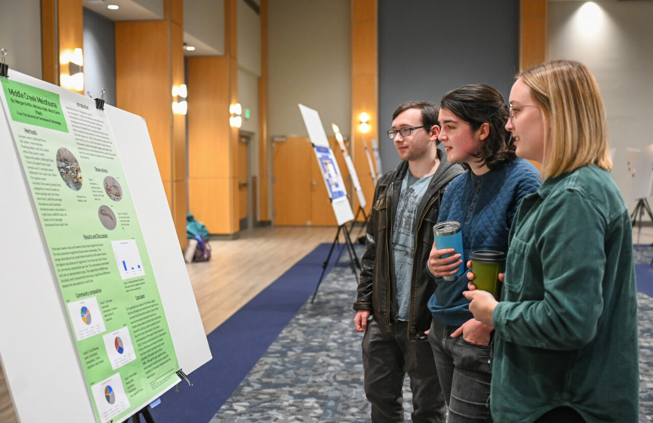 Poster presentations from students of Drs. Beasley, Hayes and Leasi, Monday, Dec. 5, 2022 in the Tennessee Room.
