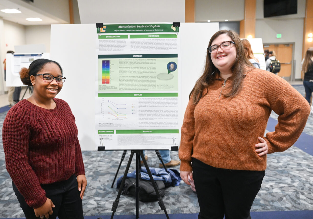 Poster presentations from students of Drs. Beasley, Hayes and Leasi, Monday, Dec. 5, 2022 in the Tennessee Room.