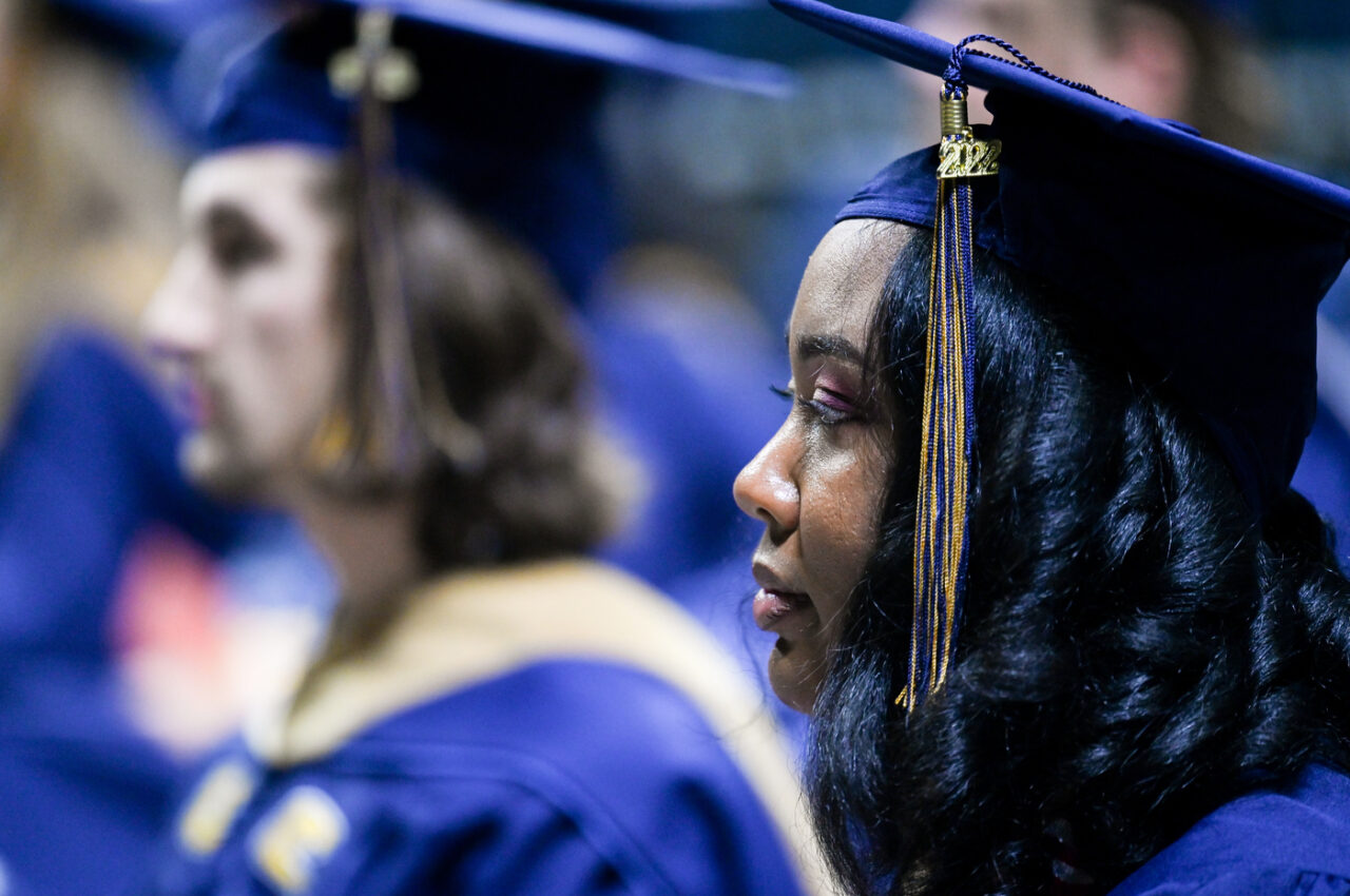 Graduate commencement, Friday, Dec. 16, 2022 in McKenzie Arena.