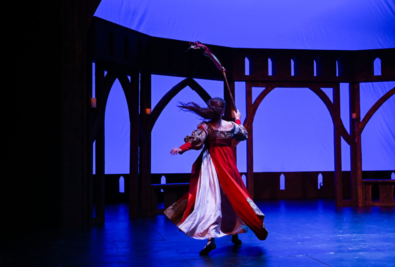 Romeo and Juliet rehearsal, Monday, Nov. 14, 2022 in the Ward Theatre.