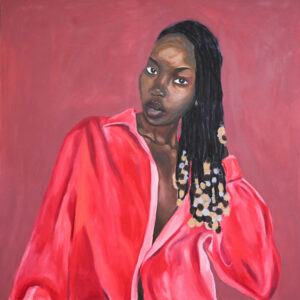 Tamia Spinks' oil painting, "Sunny."