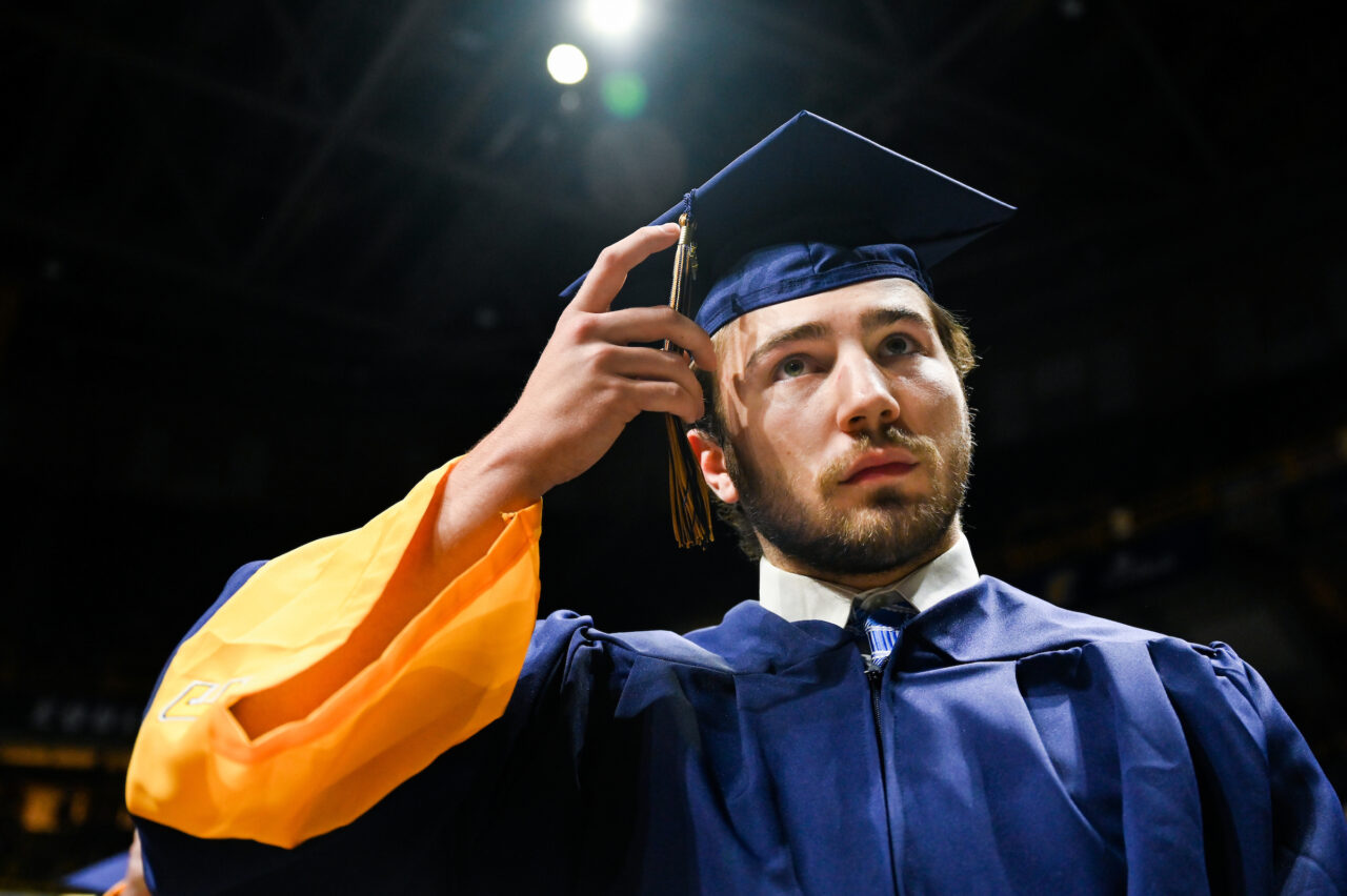 Undergraduate commencement, Saturday, Dec. 17, 2022 in McKenzie Arena.