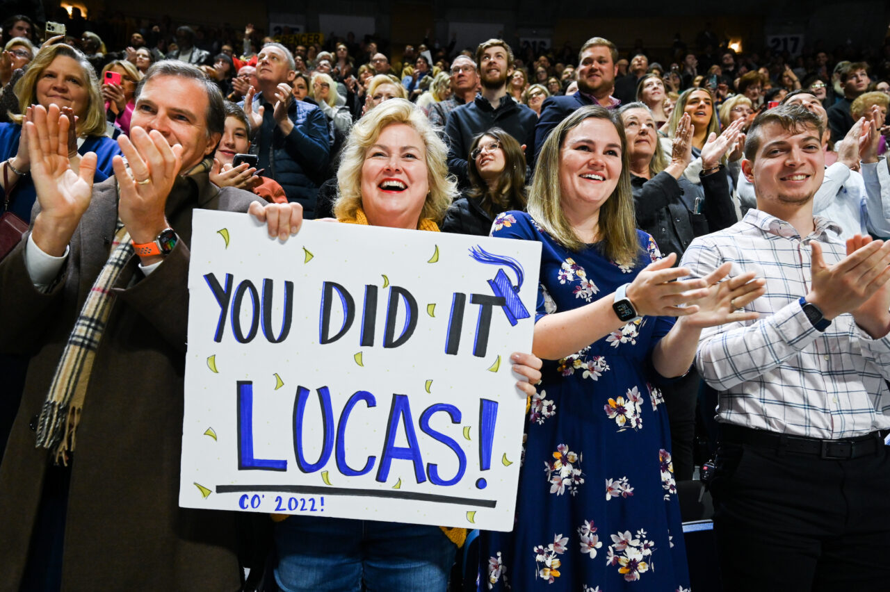 Undergraduate commencement, Saturday, Dec. 17, 2022 in McKenzie Arena.