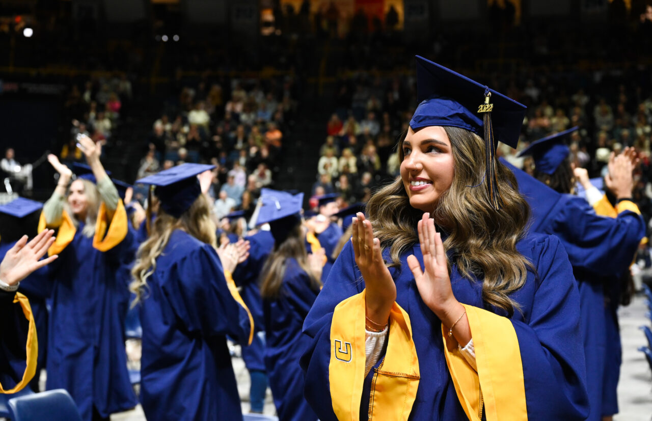 Undergraduate commencement, Saturday, Dec. 17, 2022 in McKenzie Arena.